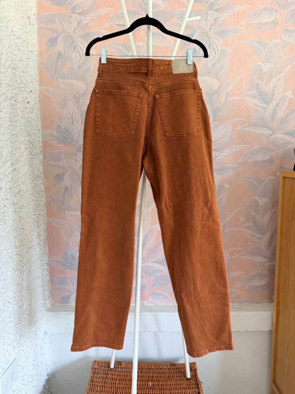 Everlane High Rise Jeans Rust Terracotta - Picture 2 of 9